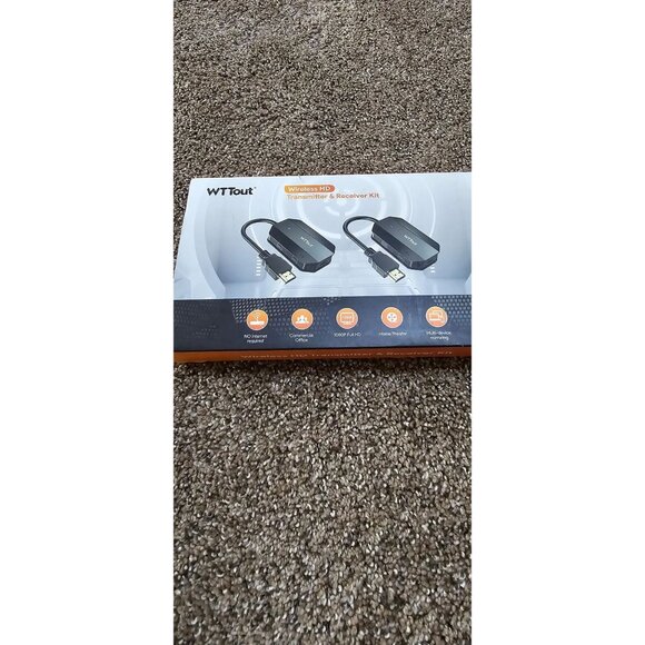 Wireless HD Transmitter & Receiver Kit – 1080P Full HD (Open Box) - Picture 1 of 11